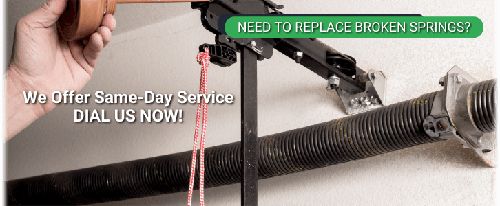 Broken Garage Door Spring Sacramento CA