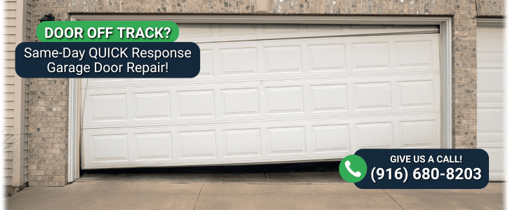 Garage Door Off Track In Sacramento CA